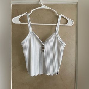 New White Crop Top
